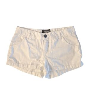 Kenvelo Women's White Casual Shorts Cotton Size S